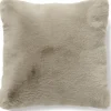 Fluffy prydnadskudde Taupe - 45 x 45 cm