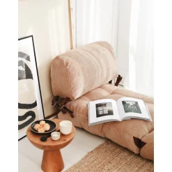 Fold bäddfåtölj - Camel