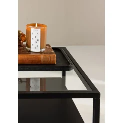 Fortaleza sidobord 40 x 40 cm - Svart