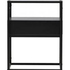 Fortaleza sidobord 40 x 40 cm - Svart