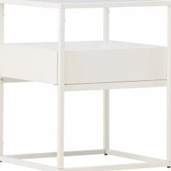 Fortaleza sidobord 40 x 40 cm - Vit