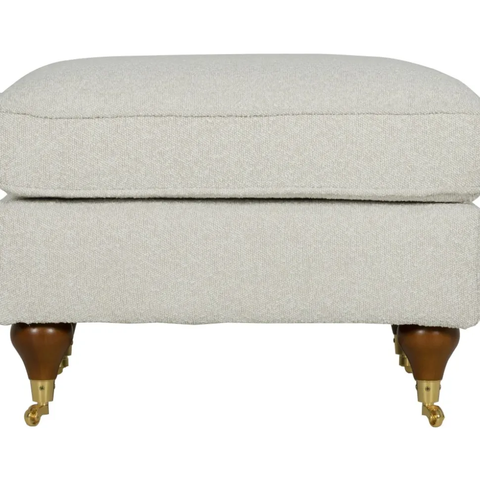 Fotpall i bouclé - Howard