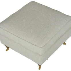 Fotpall i bouclé - Howard