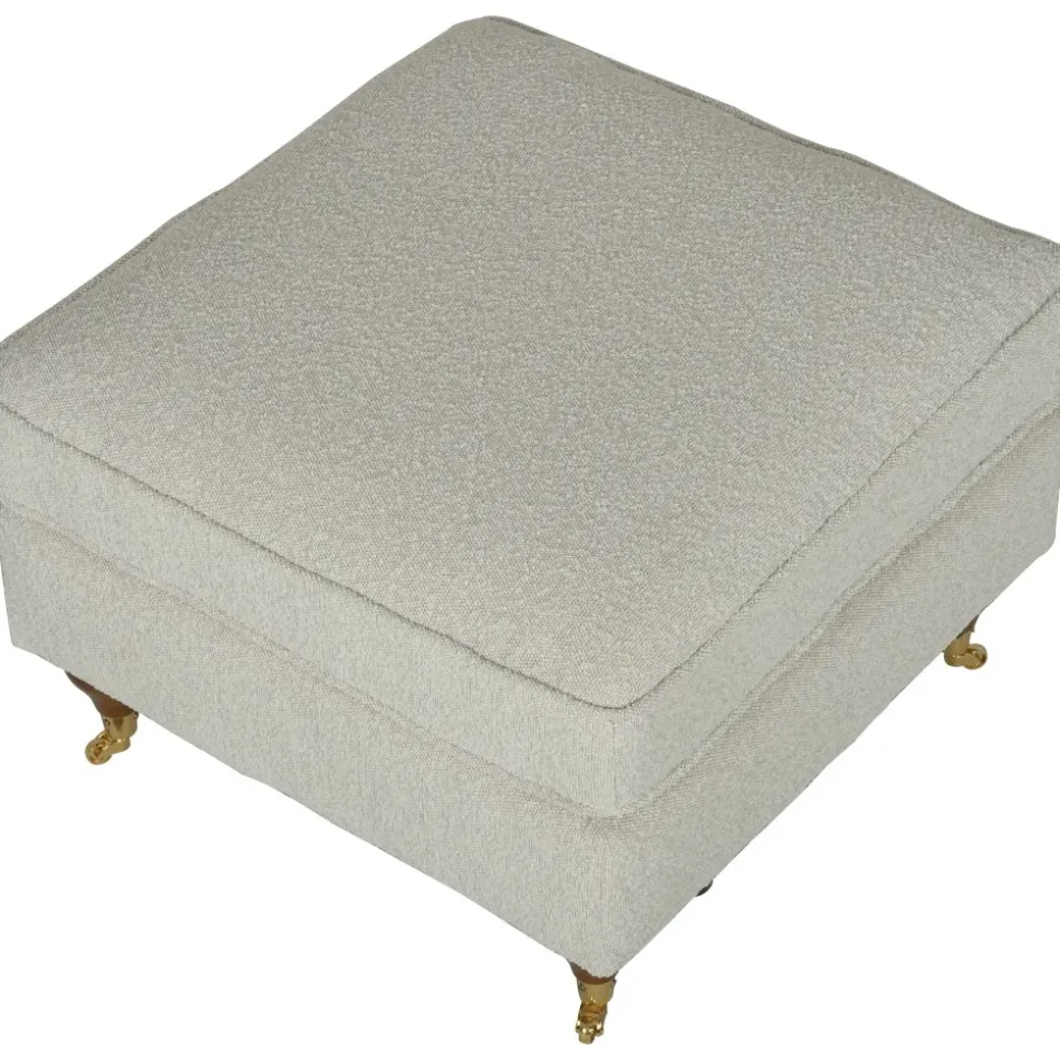 Fotpall i bouclé - Howard