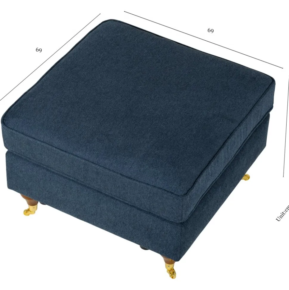 Fotpall mörkblå - Howard