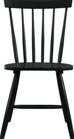 Fårö svart pinnstol i trä