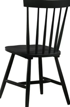 Fårö svart pinnstol i trä