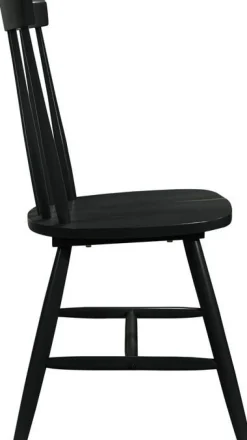 Fårö svart pinnstol i trä