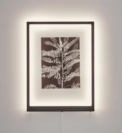 Frame vägglampa 70x50 cm - Svart