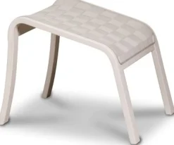 Frank fotpall i sadelgjord - Vitpigmenterad bok