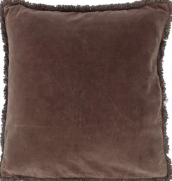 Frans kuddfodral 50 x 50 cm - Brun