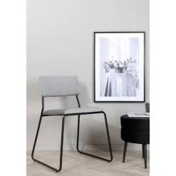 Frekvens stol - Ljusgrå sammet