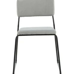 Frekvens stol - Ljusgrå sammet