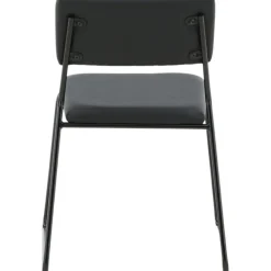 Frekvens stol - Svart PU