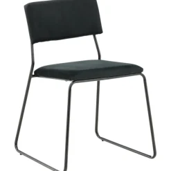 Frekvens stol - Svart sammet