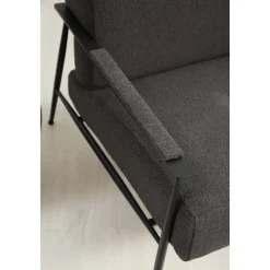 Fåtölj antracit modern design