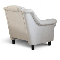 Fåtölj beige tyg - Rom