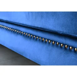 Fåtölj blå Chesterfield - Milton