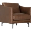 Fåtölj brunt vintage