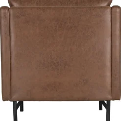 Fåtölj brunt vintage + Möbelvård Läderskydd