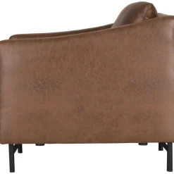 Fåtölj brunt vintage + Möbelvård Läderrengöring