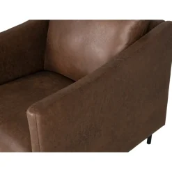 Fåtölj brunt vintage + Möbelvård Läderrengöring