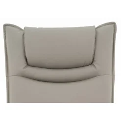 Fåtölj eldriven i grå PU