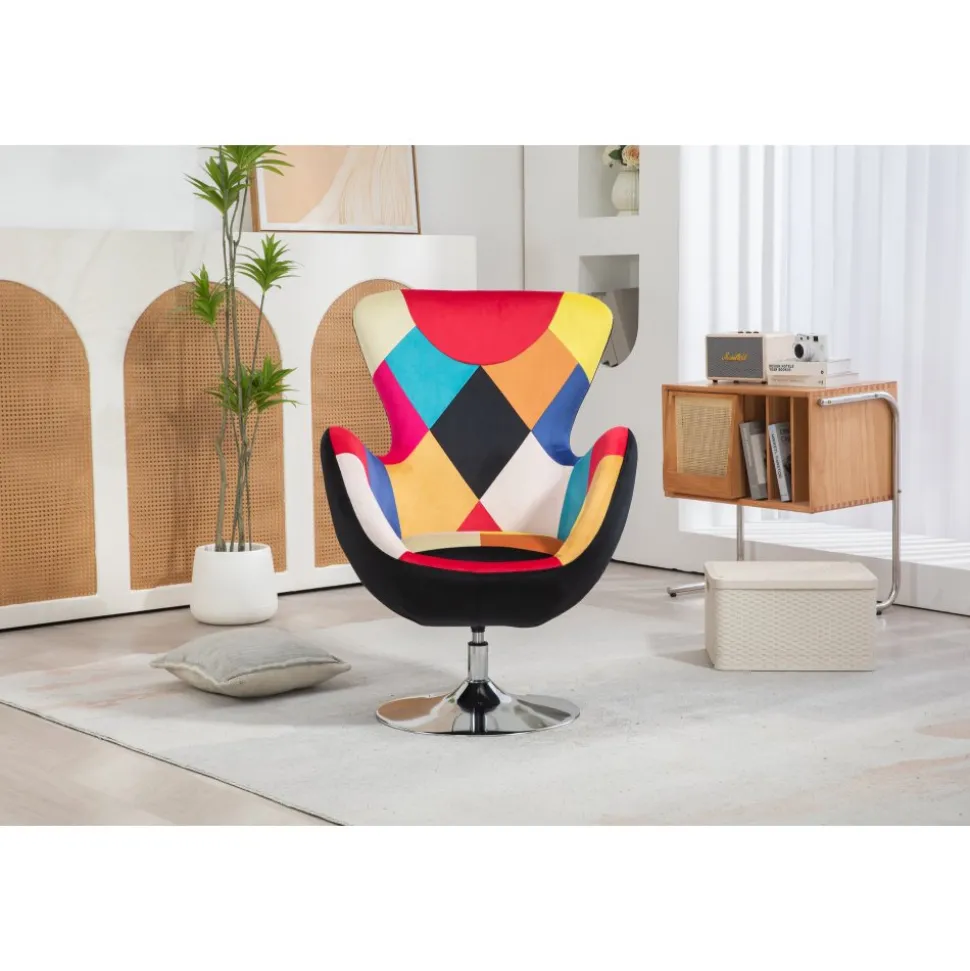 Fåtölj flerfärgad - Lucille + Fläckborttagare för möbler