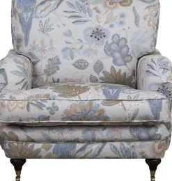 Fåtölj Howard blommigt tyg