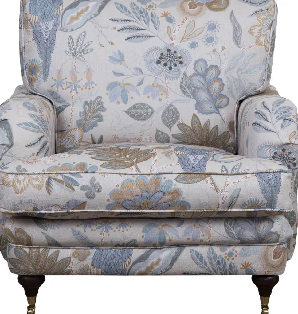 Fåtölj Howard blommigt tyg