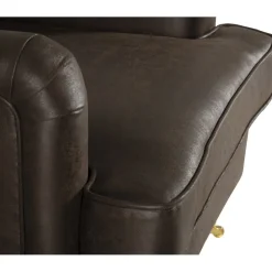 Fåtölj Howard brun klädsel - Watford + Textilrengöring för möbler