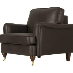 Fåtölj Howard brun klädsel - Watford