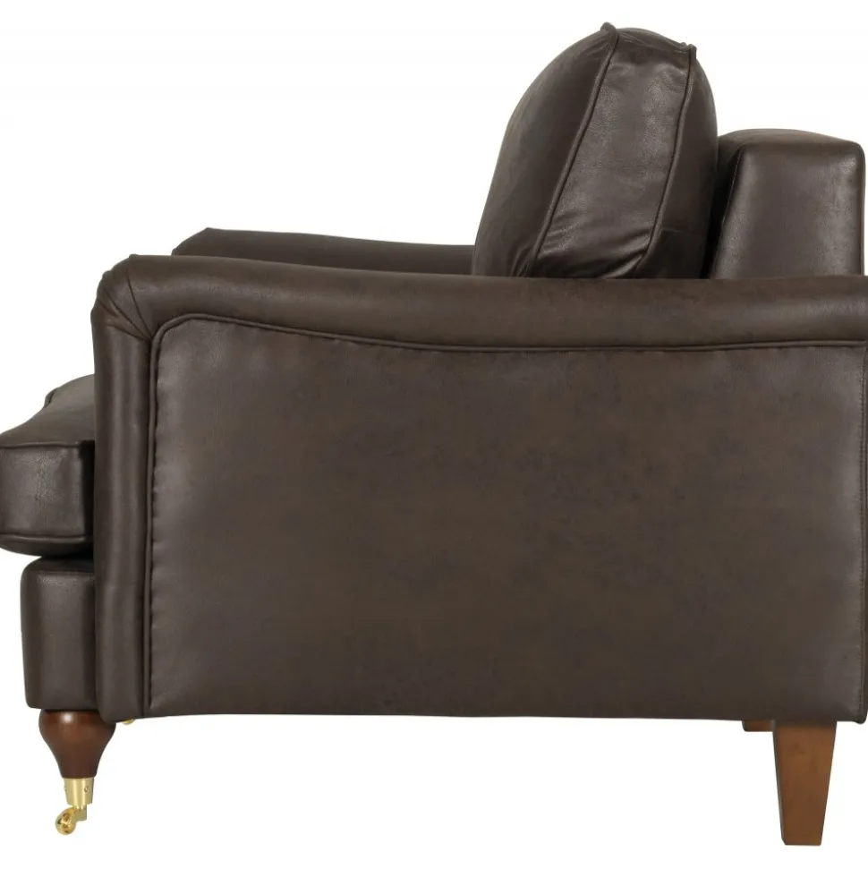 Fåtölj Howard brun klädsel - Watford