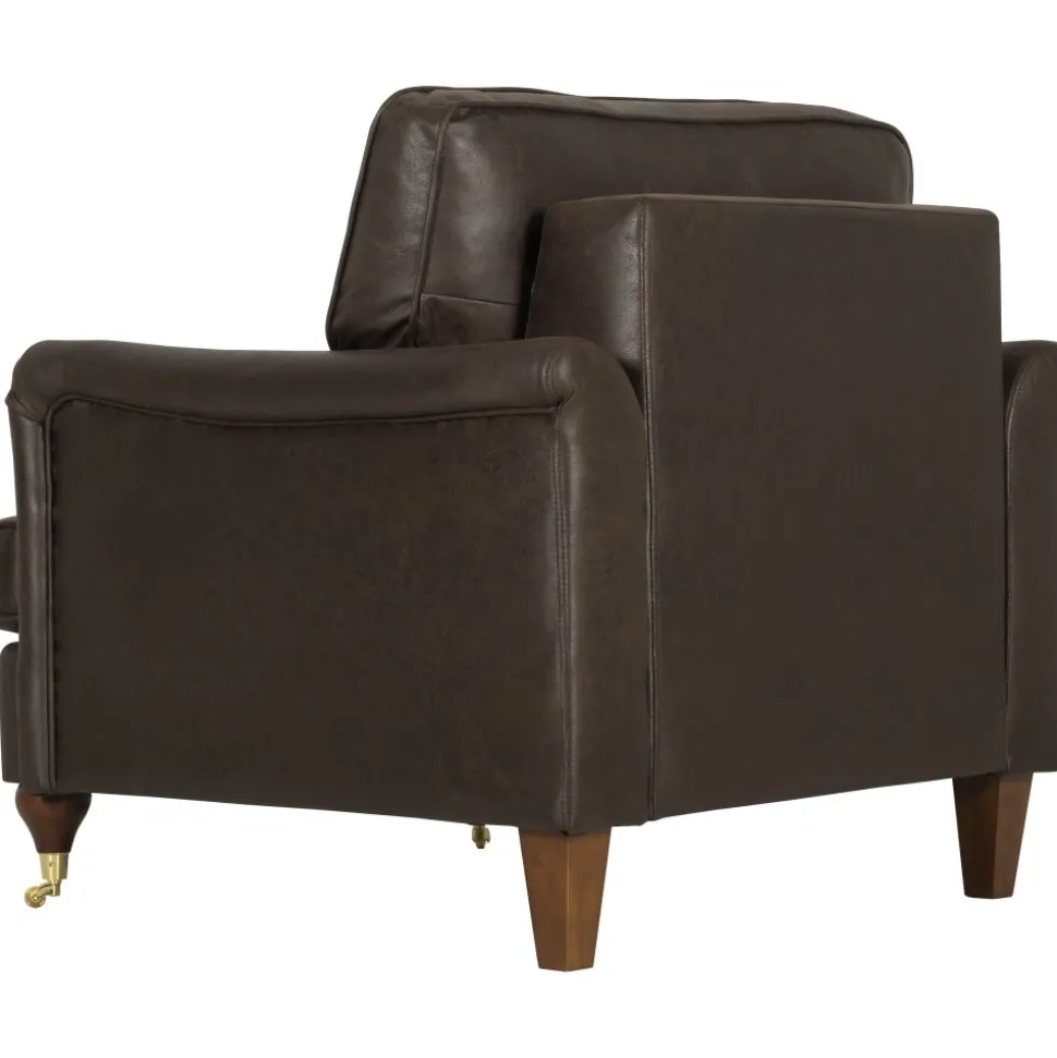 Fåtölj Howard brun klädsel - Watford