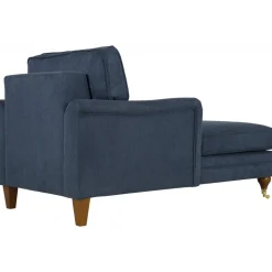 Fåtölj howard chaiselounge blå - Watford Deluxe + Textilrengöring för möbler