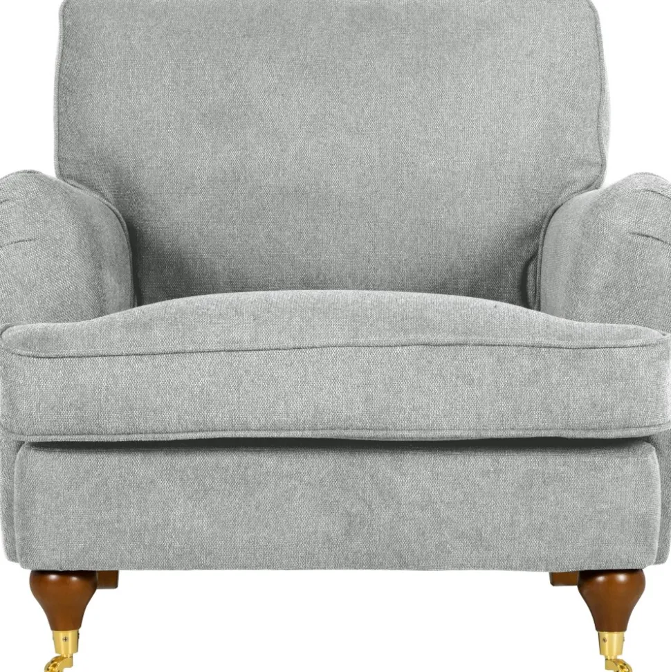 Fåtölj Howard i grått tyg