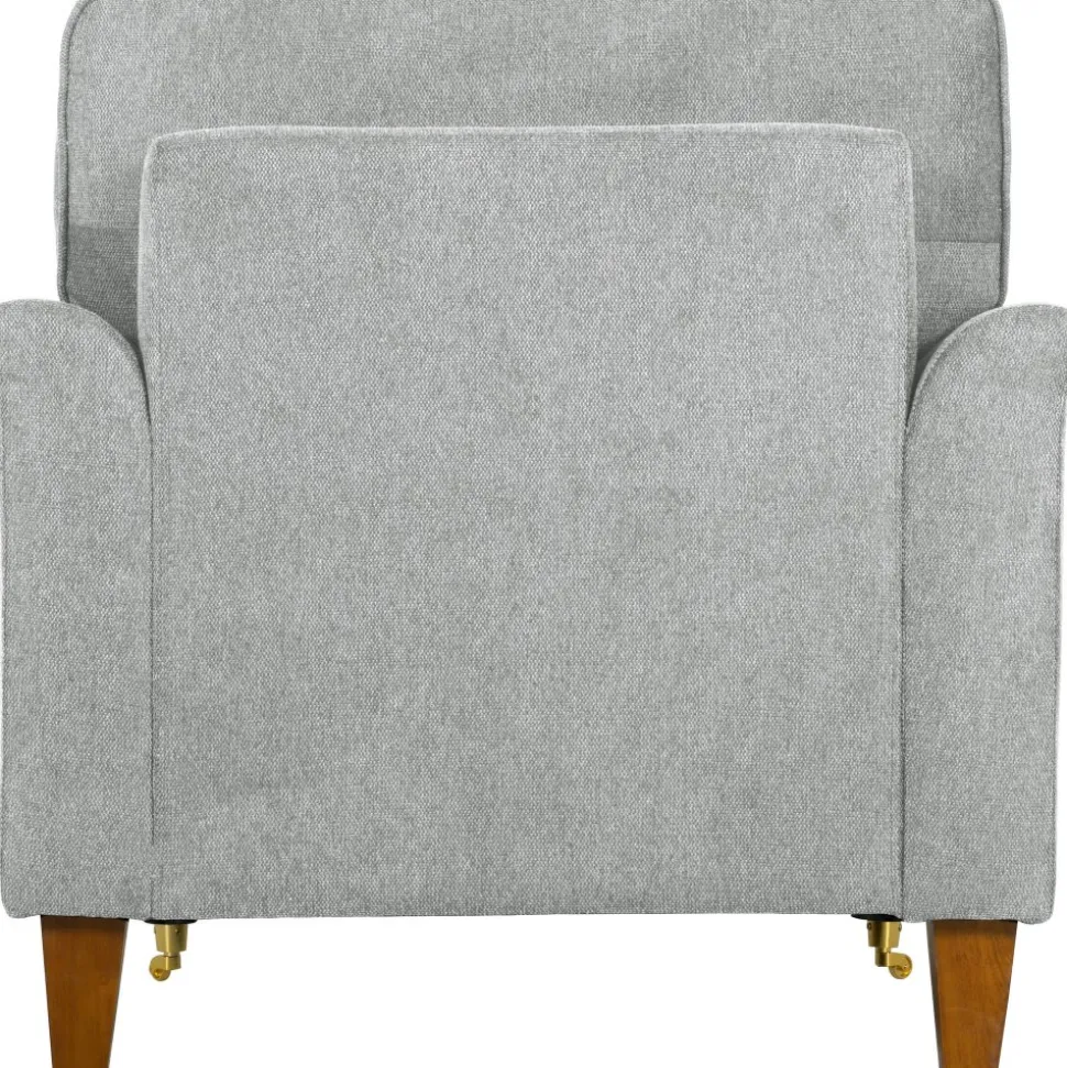 Fåtölj Howard i grått tyg + Fläckborttagare för möbler