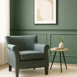 Fåtölj i antracit PU - Professor