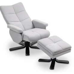 Fåtölj med fotpall - Ställbar