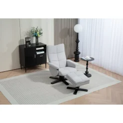 Fåtölj med fotpall - Ställbar
