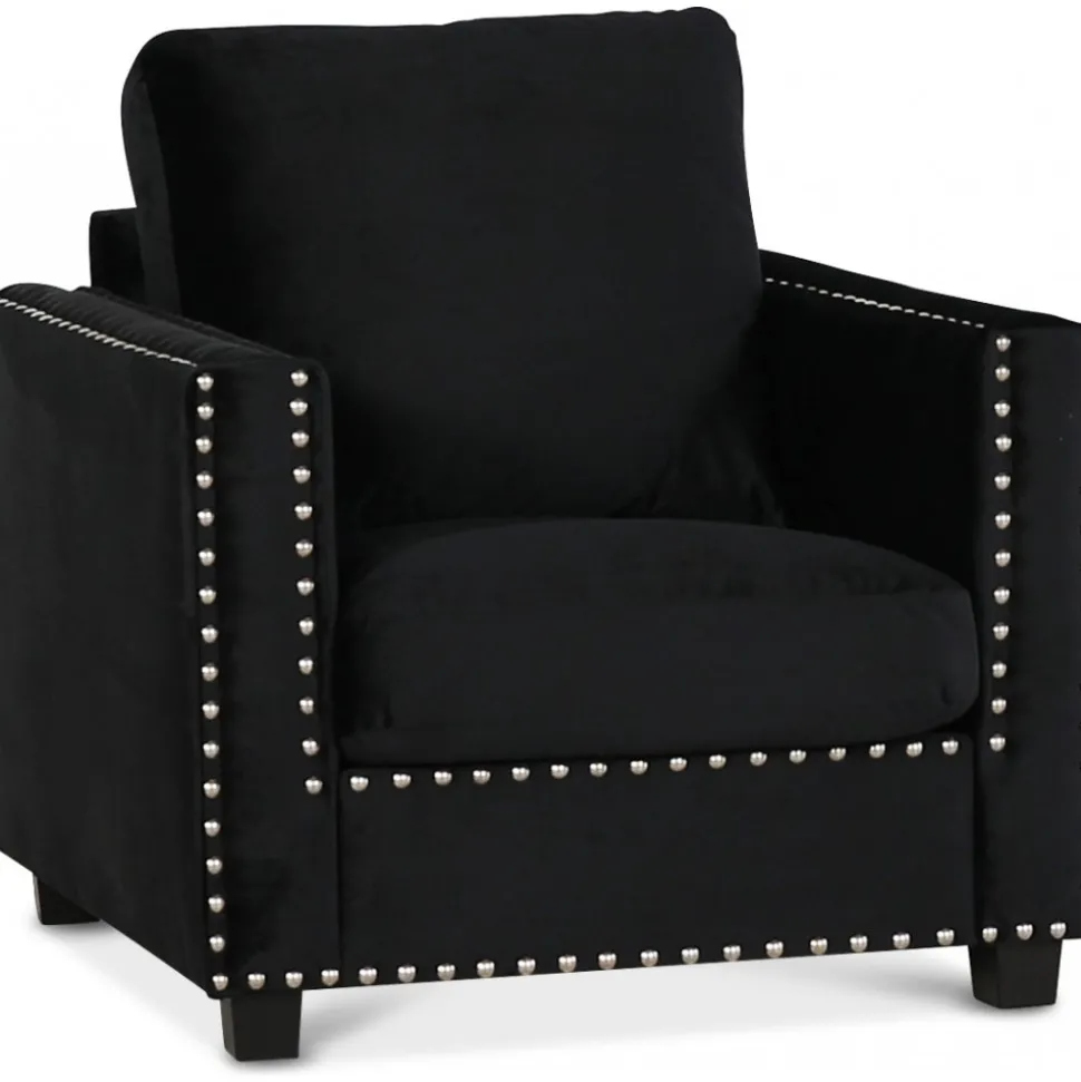 Fåtölj med nitar - Bling