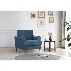 Fåtölj mörkblå - Howard + Fläckborttagare för möbler