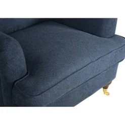 Fåtölj mörkblå - Howard + Textilrengöring för möbler