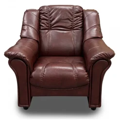 Fåtölj oxblod PU - Rom