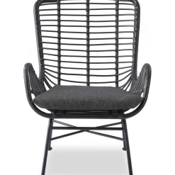 Fåtölj Svart - Minos + Möbeltassar