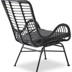 Fåtölj Svart - Minos + Möbeltassar