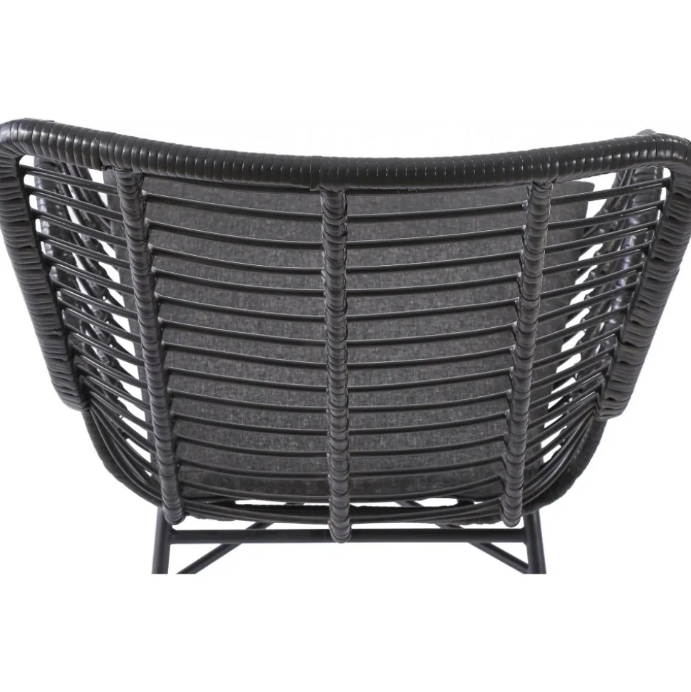 Fåtölj Svart - Minos + Möbeltassar