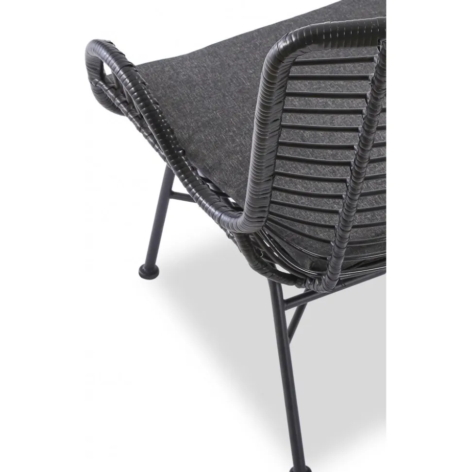 Fåtölj Svart - Minos + Möbeltassar