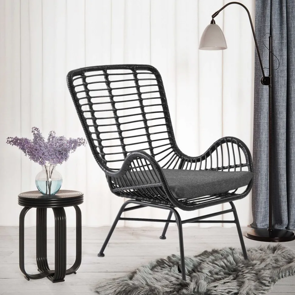 Fåtölj Svart - Minos + Textilrengöring för möbler