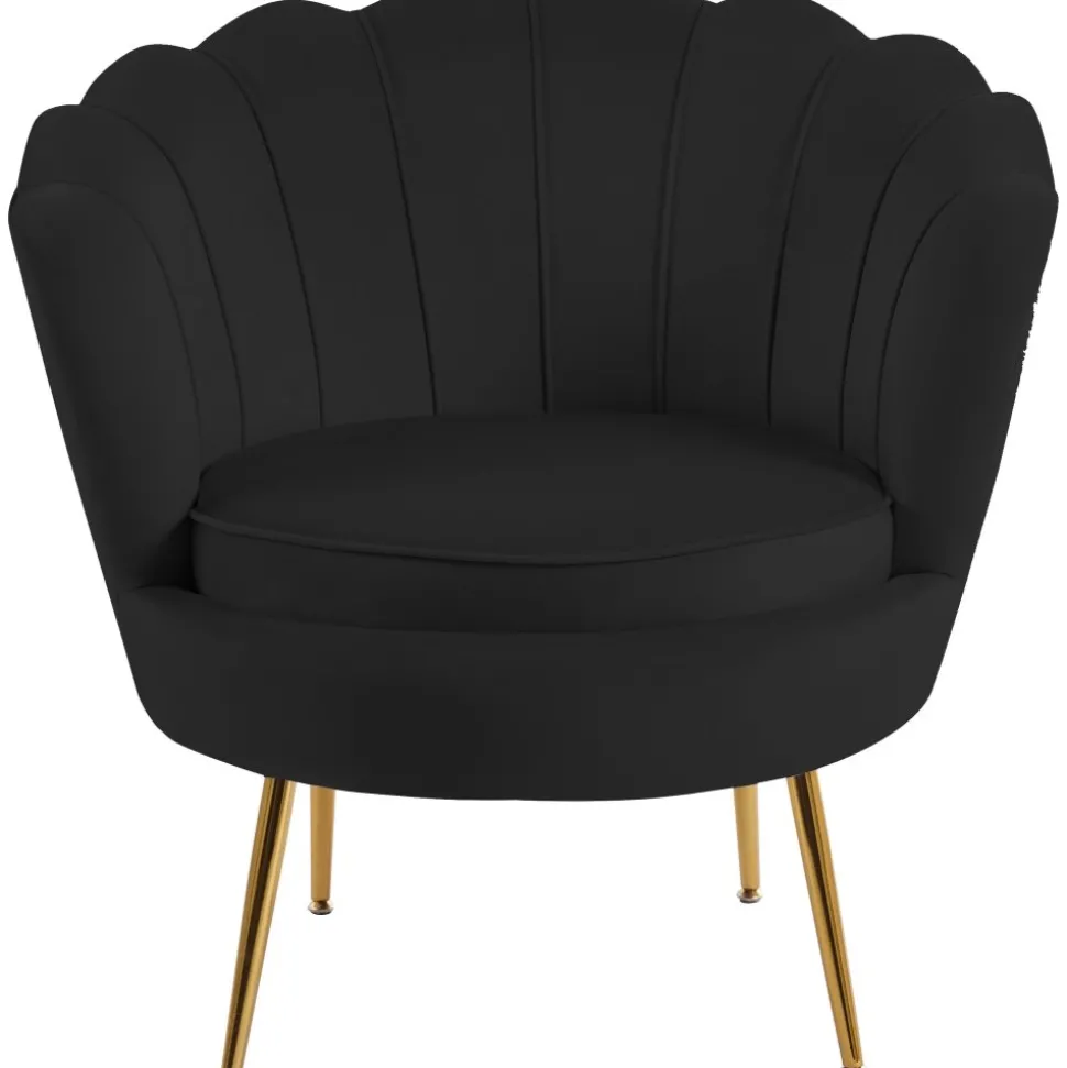 Fåtölj svart sammet - Kingsley + Möbeltassar